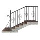 Wrought iron staircase E0056