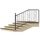 Wrought iron staircase E0066