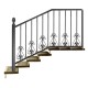 Wrought iron staircase E0072