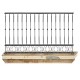 Wrought iron balcony B0048