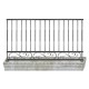 Wrought iron balcony B0049