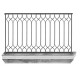 Wrought iron balcony B0052