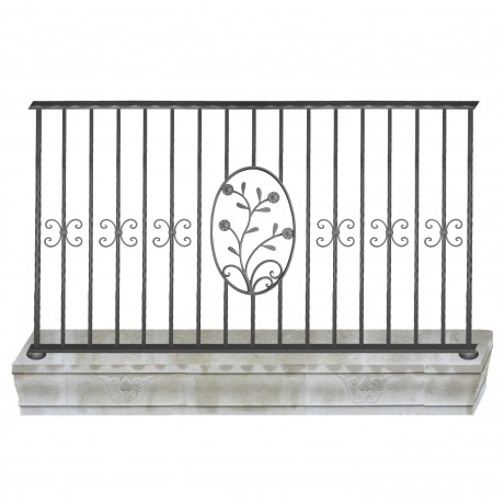 Wrought iron balcony B0056