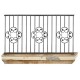 Wrought iron balcony B0057