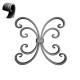 Wrought iron ending 302-03