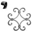 Wrought iron ending 302-04