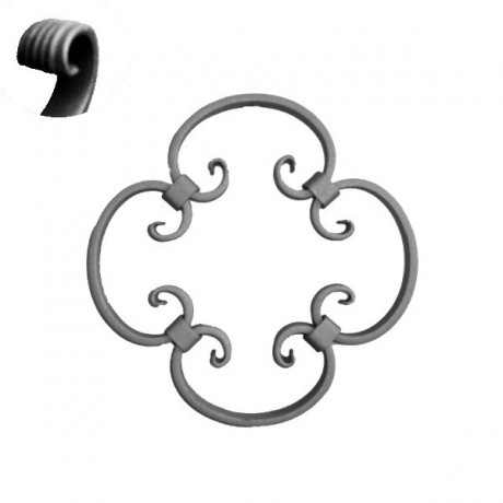 Wrought iron ending 302-07