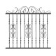 Wrought iron fence V0057