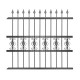 Wrought iron fence V0069