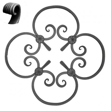 Wrought iron ending 302-18