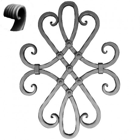 Wrought iron ending 302-20