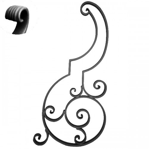 Wrought iron border 351-01