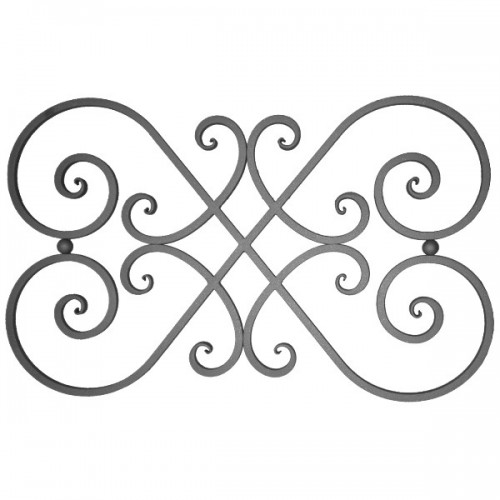 Wrought iron balustrade 550-06