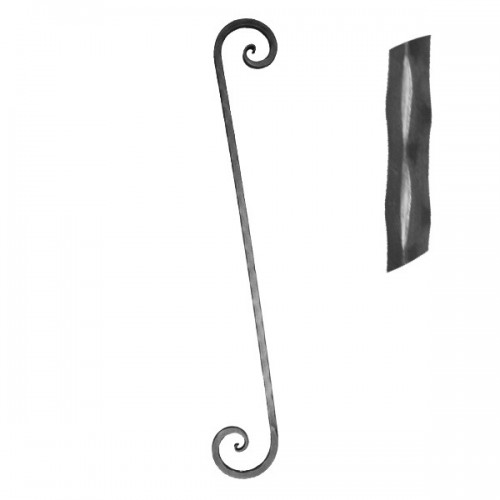 Wrought iron balustrade 550-11