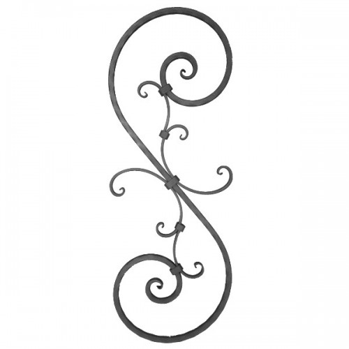 Wrought iron balustrade 550-35