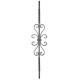 Wrought iron heavy bars 551-39