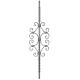 Wrought iron heavy bars 551-42