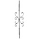 Wrought iron heavy bars 551-60