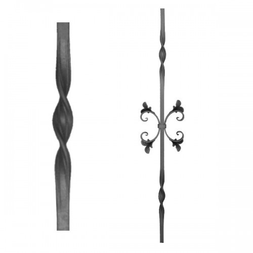 Wrought iron heavy bars 555-36